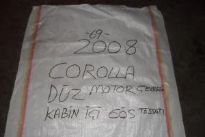 TOYOTA COROLLA 2008 ÇIKMA KABİN TESİSATI 2007 - 2008 - 2009 - 2010 Arası Modellerle Uyumludur