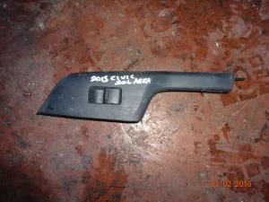 HONDA CIVIC 2014 ÇIKMA SOL ARKA CAM DÜĞMESİ PLASTİK ÇERÇEVESİ 2012 - 2013 - 2014 - 2015 - 2016 Arası Modellerle Uyumludur