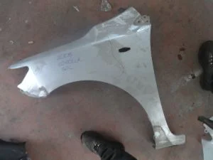 TOYOTA COROLLA 2008 ÇIKMA HAFİF HASARLI SOL ÖN ÇAMURLUK 2007 - 2008 - 2009 - 2010 Arası Modellerle Uyumludur