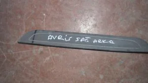TOYOTA AURIS 2008 ÇIKMA ARKA DIŞ MARŞBEL PLASTİĞİ 2007 - 2008 - 2009 - 2010 Arası Modellerle Uyumludur