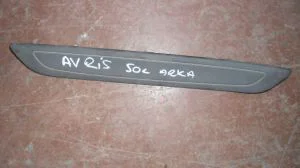 TOYOTA AURIS 2008 ÇIKMA ARKA DIŞ MARŞBEL PLASTİĞİ 2007 - 2008 - 2009 - 2010 Arası Modellerle Uyumludur