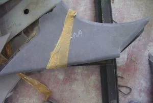 TOYOTA CARINA 1997 ÇIKMA SAĞ ARKA ÜST DİREK PLASTİĞİ 1995 - 1996 - 1997 - 1998 Arası Modellerle Uyumludur