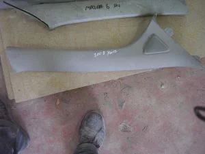 TOYOTA YARIS 2008 ÇIKMA SAĞ ÖN DİREK PLASTİĞİ 2006 - 2007 - 2008 - 2009 - 2010 - 2011 Arası Modellerle Uyumludur