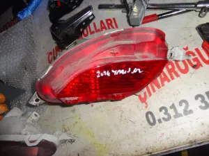 TOYOTA YARIS 2013 ÇIKMA SOL ARKA TAMPON REFLEKTÖRÜ 2012 - 2013 - 2014 - 2015 - 2016 - 2017 Arası Modellerle Uyumludur